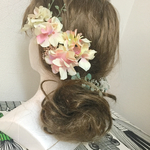 new  フラワーヘアアクセサリー