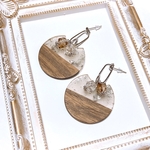ウッド×マットの待ち遠しい夏ピアス