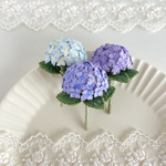 紫陽花（サファイアパープル）プチブローチ　送料無料♪
