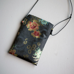 花柄チャイナジャガード　サコッシュ　ミニバッグ　サブバッグ　ショルダーバッグ　ユニセックス　中国　個性的