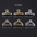 KH284-B1  1個  バンスクリップ デザイン 全4種 ヘアアクセサリー（1ヶ）メール便不可 