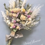 ドライフラワーのスワッグ ver.14〜* ravender cream *〜