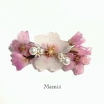 《Mami.t》本物の桜　蕾バレッタ