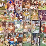 (再販×1)レトロアリス＊紙もの＊コラージュ素材＊ジャンクジャーナル