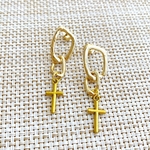 ✨ゴールド　クロス　ピアス✨