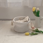 fabric basket キルティングバスケット 布バスケット オムツ入れ おもちゃ入れ レッスンバッグ