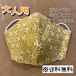 【送料無料】☆ハンドメイドマスク大人用☆