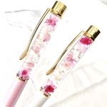 ハーバリウムボールペン♡名入れ♡春桜