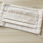 プリーツマスク　#イノセントフラワー.エクリュ