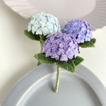 紫陽花（パープル）プチブローチ　送料無料♪