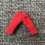 オビツ11 ジャージ素材のパンツ　red