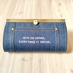 DENIM長財布✨ブルー