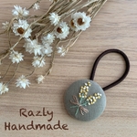 Razlyヘアゴム🌷くるみボタン（3.8cm）🌼送料無料🌼
