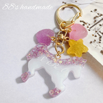 【名入れ】ユニコーンキーホルダー
