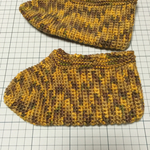 毛糸のルームシューズ 17