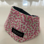 リバーシブルクールネック　ピンクのミモザ