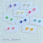 シンプル　紫陽花　ピアス　イヤリング