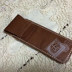 レザー　3本ペンケース①