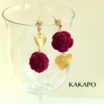 Red rose pierce A (NO.1603)
