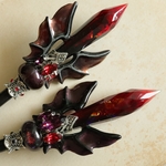 [闇翼の魔血槍]kiriya1103様専用✨ オリジナル原型 悪魔の槍簪😈大粒スワロフスキー使用