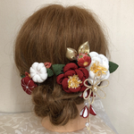 つまみ細工髪飾り69