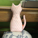 【再販】モロッカン柄 ピンク☆猫ちゃんの蹴りぐるみ