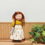 【送料込】マドレーヌちゃん♡ブラウス&スカート&バッグの3点セット