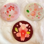 桜チワワ　ミニ鏡🪞