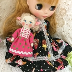 お持たせドールそばかすちゃん　ネオブライス　布人形　ミニドール　友だちドール　ブライス　人形01