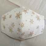 立体 マスク  雪の結晶柄  gd 