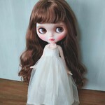250.※紅茶染めのキャミワンピース※ブライスアウトフィット