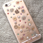 キラキラお花畑のiPhone6/6sケース