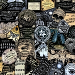 (再販×26)Ouija〜降霊術〜紙ものセット＊コラージュ素材＊ジャンクジャーナル