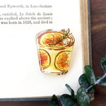 Orange Yogurt sweets brooch｜オレンジヨーグルト瓶スイーツブローチ