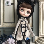 1782 猫さんロンパース ④ Blythe ブライス アウトフィット 洋服