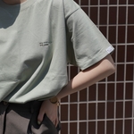 【S〜XXLサイズ】NO BANANA NO LIFE.Tシャツ/くすみグリーン