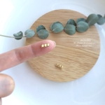 new▷stylish matbeads line ピアス/ノンホールイヤリング＊受注製作＊