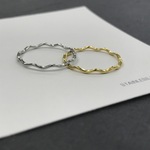 ステンレス316L  /  0.5mm 数量限定販売 波打ち ステンレスリング