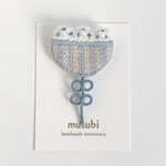 刺繍ブローチ＊一輪の花