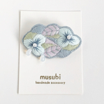 刺繍ブローチ＊華雲(A)