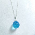 ハンドメイド ネックレス 海 a-11
