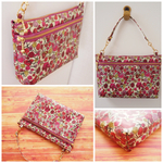Ｃさまご専用◇◆Special Price◆◇LIBERTY　ルビー　ビニコのもち手つきwファスナーマチ付きポーチ