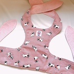 翌日発送★クールエプロンフレブル柄ピンクM中型犬小型犬フレンチブルドッグパグフレブル服パグ服フレンチブルドッグ服