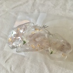 シーグラス×バレッタ