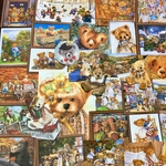 (再販×2)🧸テディベアの紙ものセットK🧸＊コラージュ素材＊ジャンクジャーナル