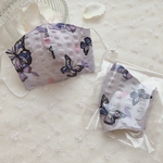 夏用🦋 蝶柄　Kid'sマスク