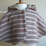 【sale】ボア×ウール☆リバーシブルポンチョ