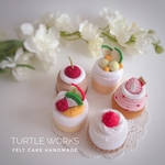 [meg330様オーダー品] フェルトのケーキセット
