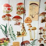 海外シール・フレークシール60pics詰合せ・きのこ🍄