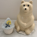 しろくま貯金箱 小物入れ
